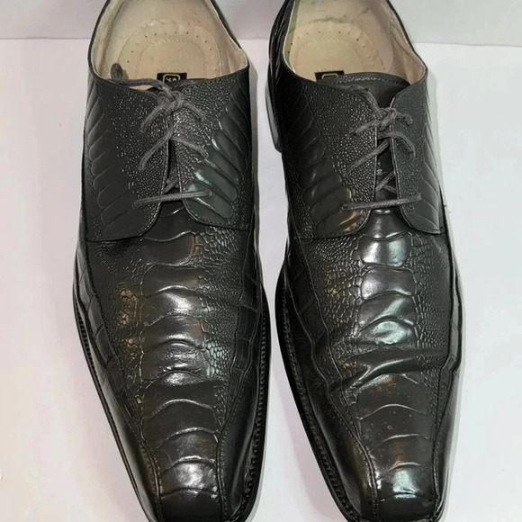 Stacy Adams Palatino Grey Dress/Casual Shoes - Picture 3 of 6